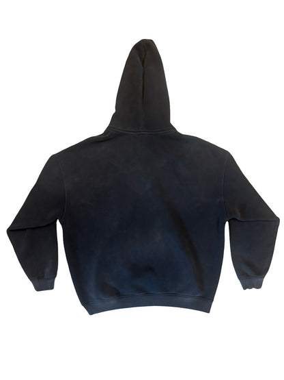 SIGNÉ Loose Acid Wash Hoodie — Black (Unisex)