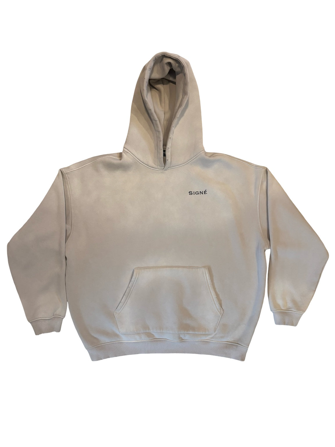 SIGNÉ Loose Acid Wash Hoodie - Gray (Unisex)